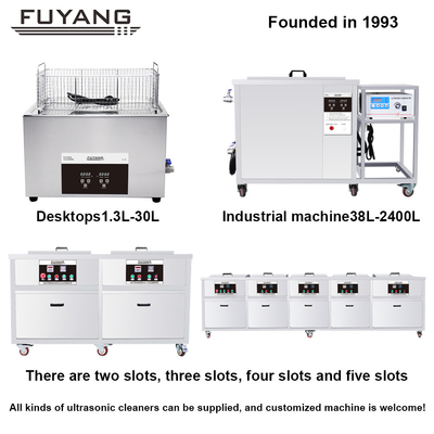 quality 61L 264L 560L 960L 2400L 40KHz   De Grote Industriële Ultrasone Reinigingsmachine van het volledige Waaierroestvrije staal factory