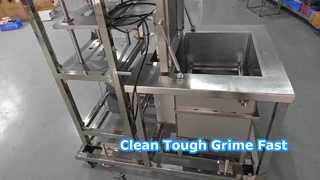 Introduceer 38L roestvrijstalen ultrasone reiniging